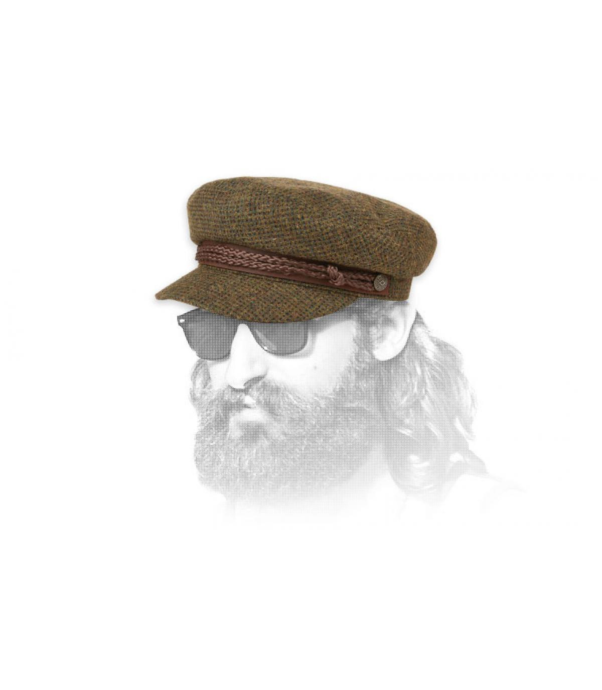 Elbsegler Mütze olivgrün Fiddler moss brown Elbsegler Mütze olivgrün Fiddler moss brown